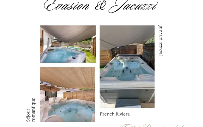 Gîte romantique avec spa privatif dans les Alpes-Maritimes