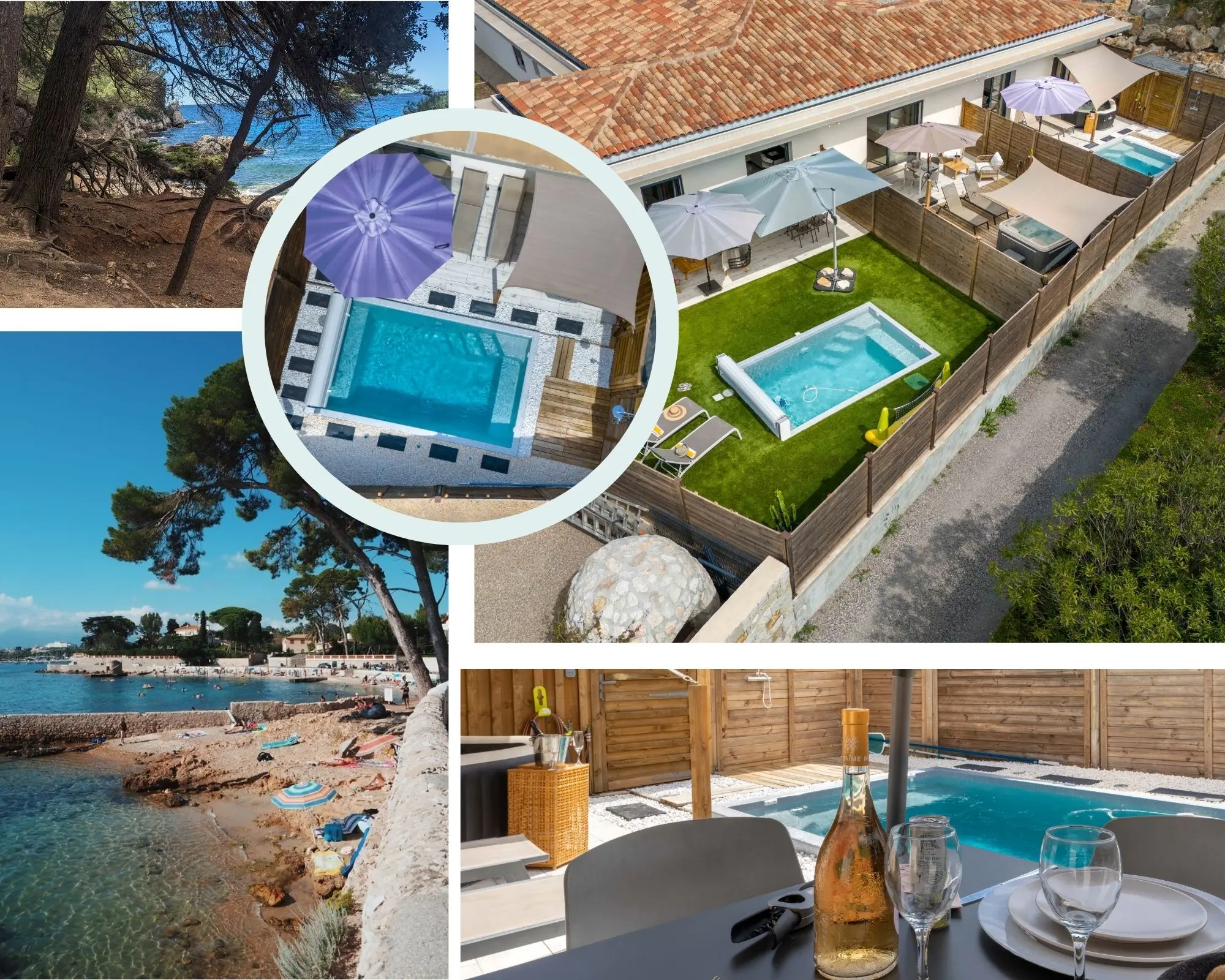 Alternative aux hôtels Côte d’Azur – gîte privatisé piscine chauffée et mer à 20 min Alternative hôtels Côte d'Azur gîte privatisé piscine chauffée jacuzzi et plage