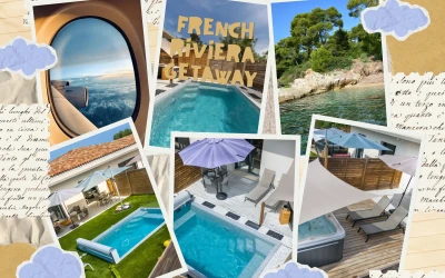 Appartement romantique avec piscine chauffée proche de Nice
