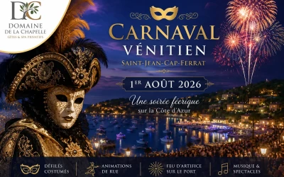 Carnaval vénitien de Saint-Jean-Cap-Ferrat : une soirée féerique le 1er août 2026