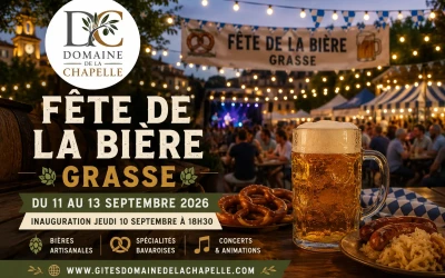 Fête de la Bière de Grasse 2026 : trois jours de convivialité, de gastronomie et de musique dans les Alpes-Maritimes