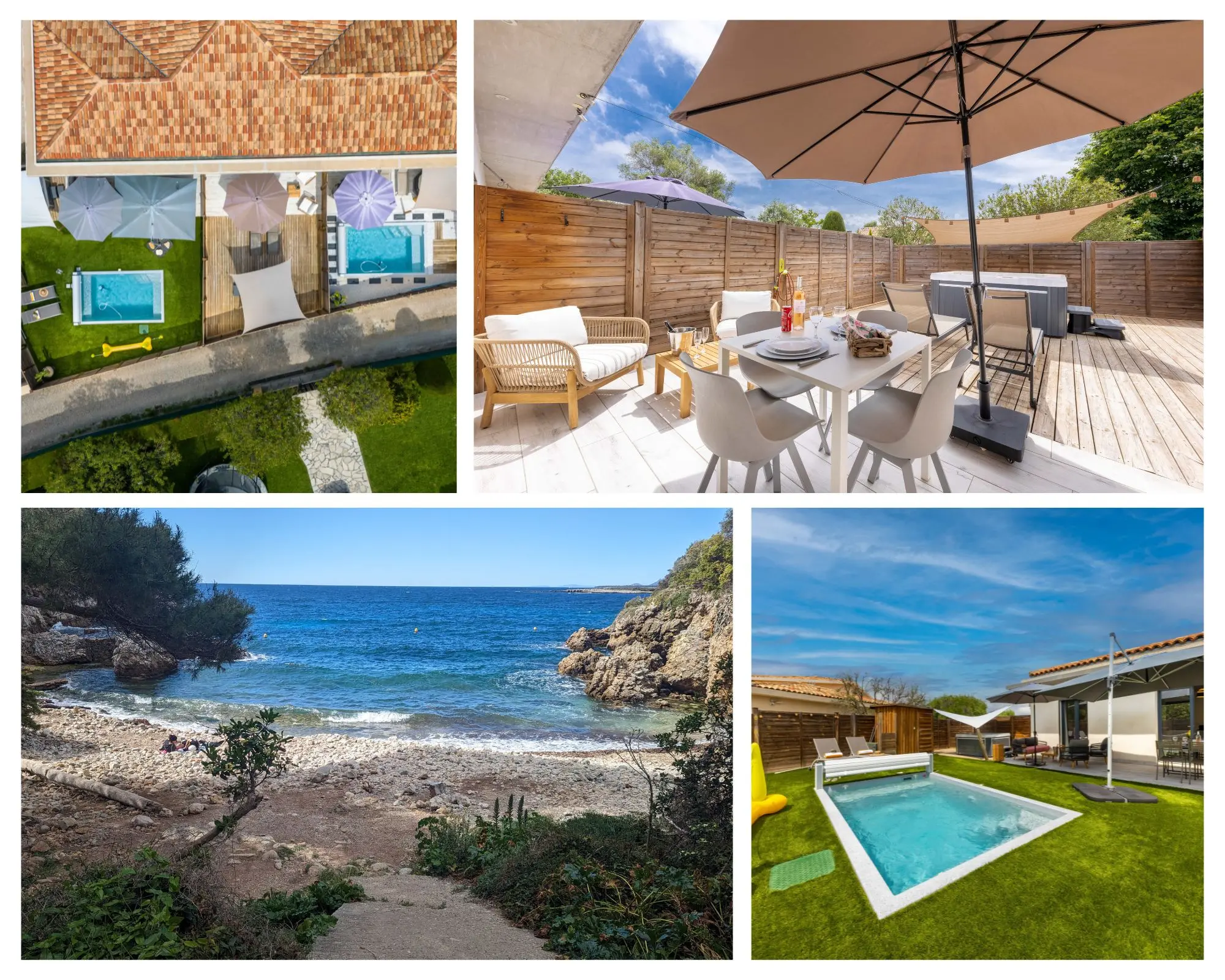 Gîte avec spa privatif Côte d’Azur – jacuzzi terrasse piscine chauffée et crique Gîte spa privatif Côte d'Azur jacuzzi terrasse piscine chauffée et crique Méditerranée