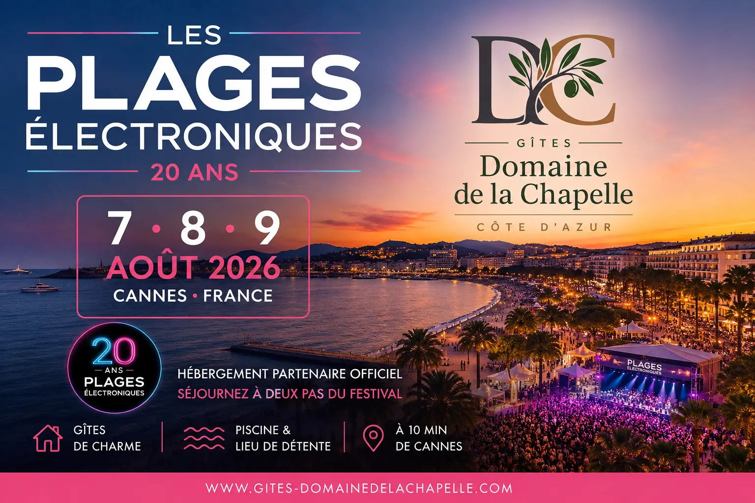 Les Plages Électroniques Cannes 2026 Les Plages Électroniques Cannes 2026 festival musique électronique sur la Croisette