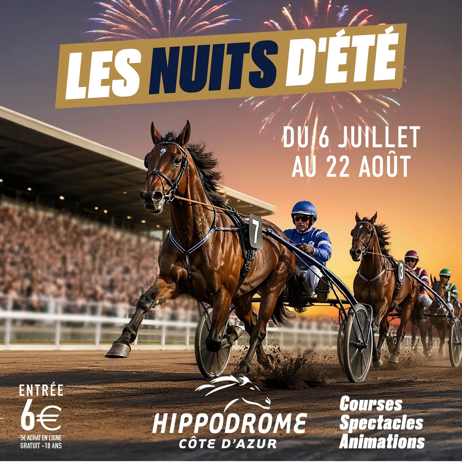 Rencontre Estivale des Chevaux 2026 Rencontre Estivale des Chevaux 2026 à l'Hippodrome de la Côte d'Azur à Cagnes-sur-Mer
