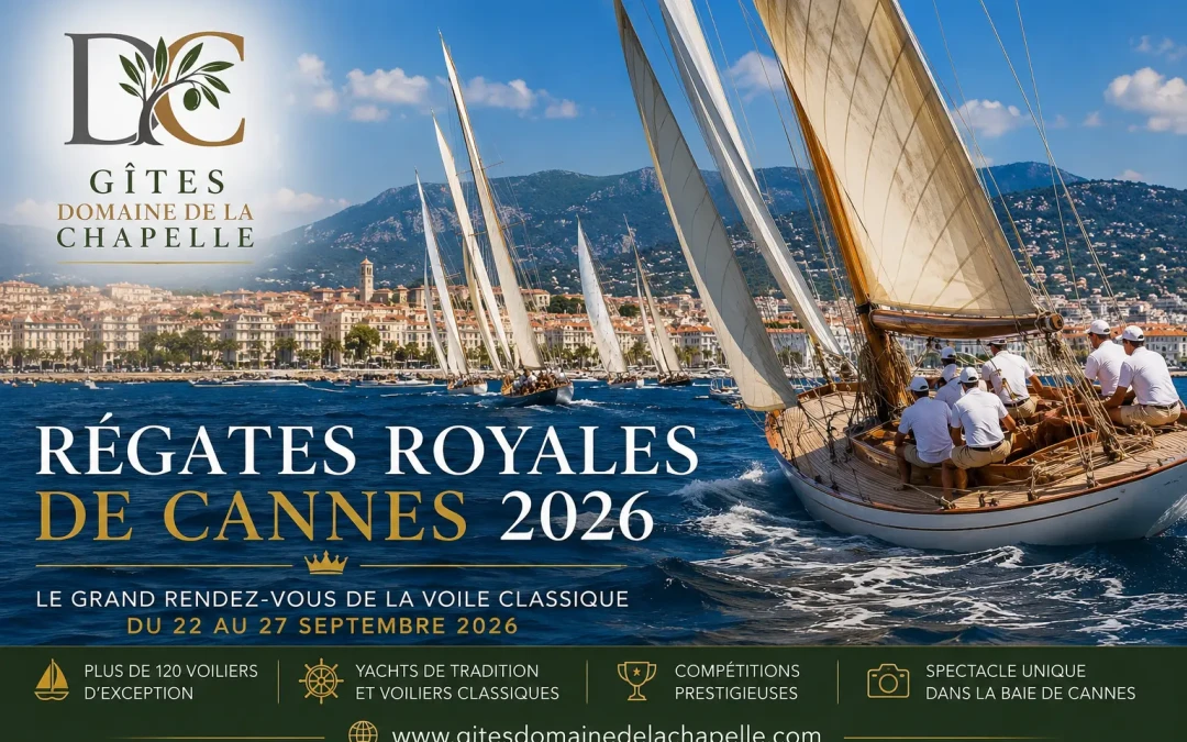 Régates Royales de Cannes 2026 : Le grand rendez-vous de la voile classique