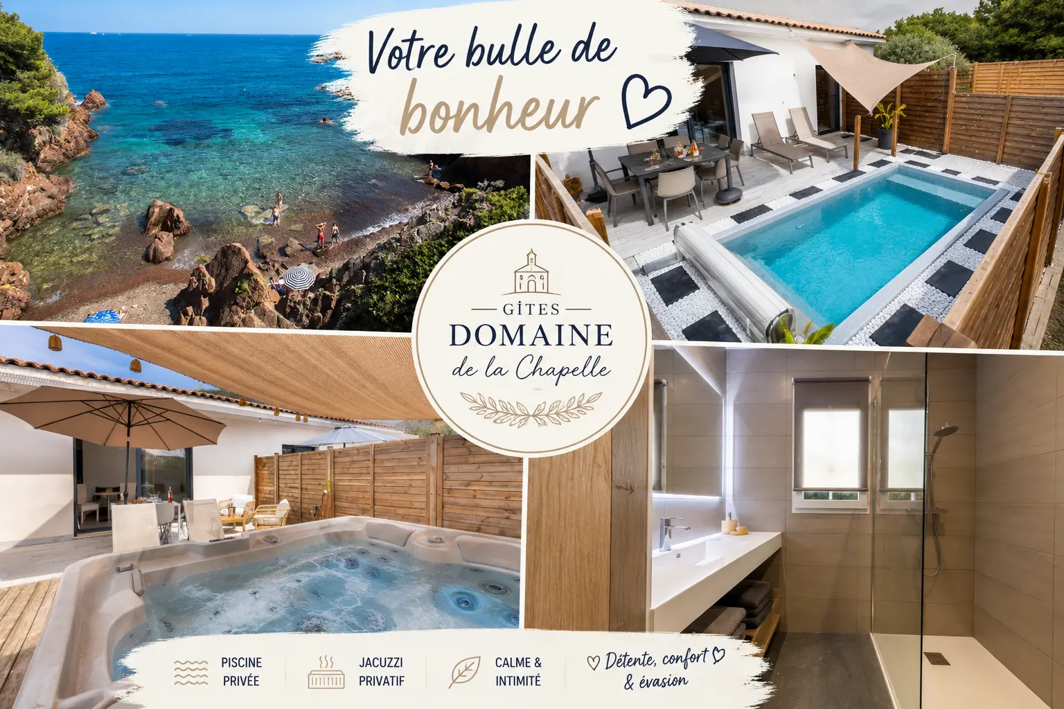 Week-end romantique French Riviera Week-end romantique avec jacuzzi privatif sur la French Riviera