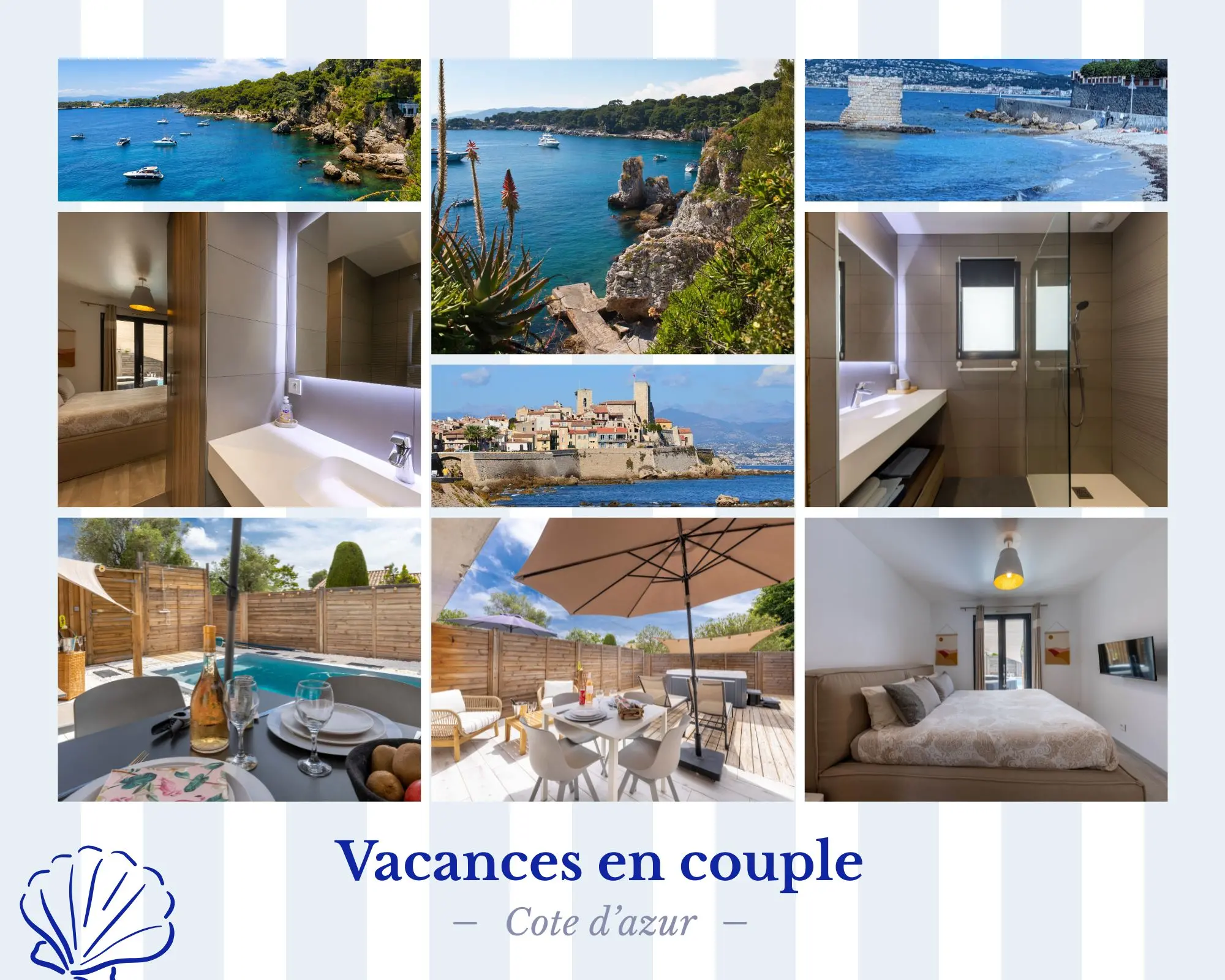 Chambre d’hôtes ou gîte privatif sur la Côte d’Azur – montage vacances en couple : piscine privée, terrasse et intérieurs design Chambre d'hôtes ou gîte privatif Côte d'Azur montage vacances en couple piscine privée terrasse et intérieurs