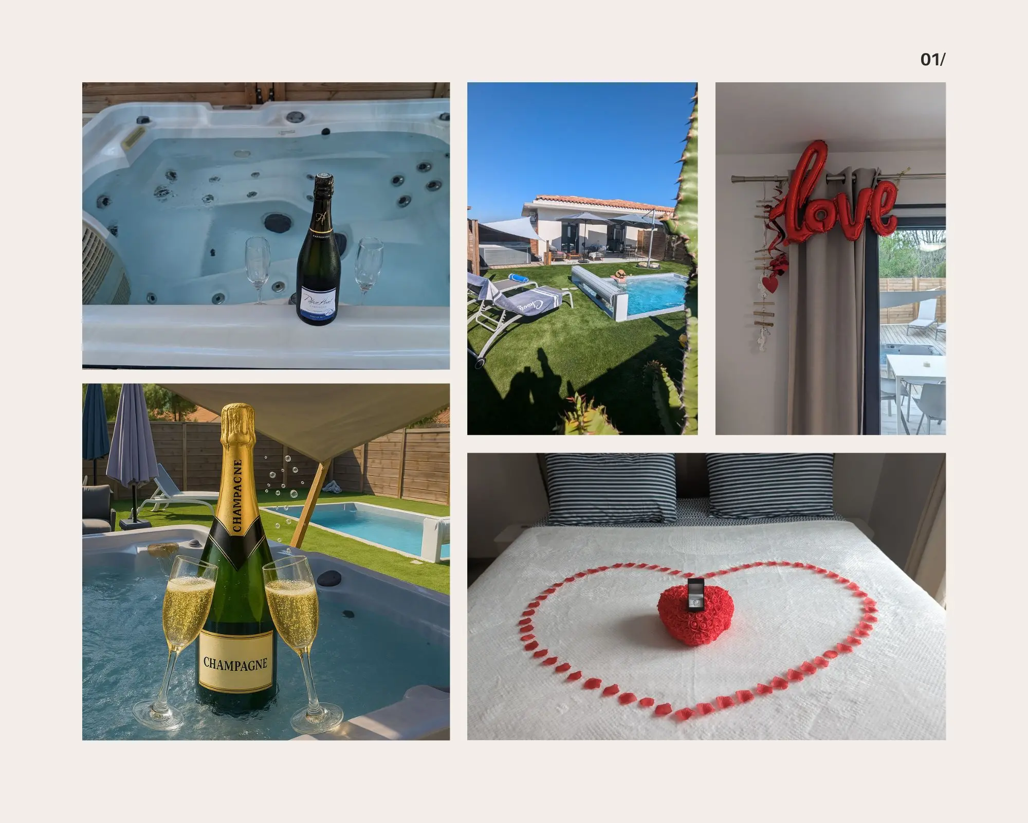lune-de-miel-cote-azur-piscine-chauffee-jeunes-maries Lune de miel sur la Côte d'Azur – gîte intime avec piscine chauffée privative pour jeunes mariés