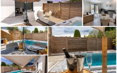 Luxury Gîtes on the French Riviera with Private Pool and Jacuzzi