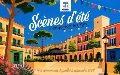 Scènes d’été 2026 à Roquefort-les-Pins : le programme complet des événements