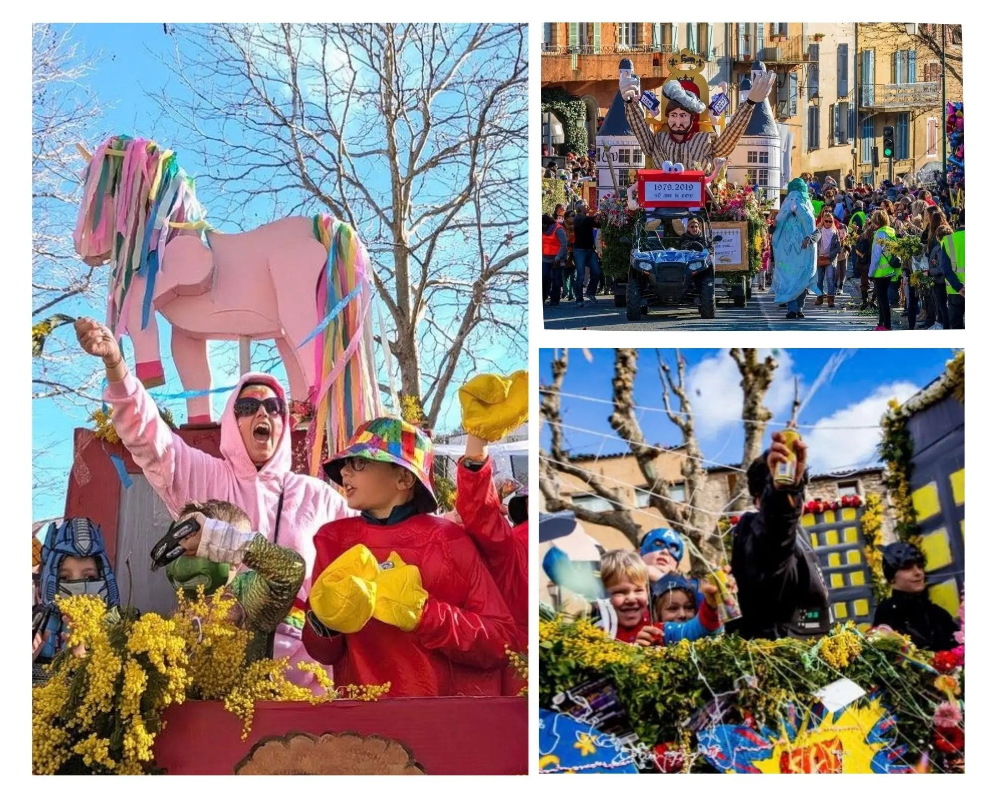 La Fête de la Saint-Blaise à Valbonne Corso fleuri de la Fête de la Saint-Blaise dans les ruelles du vieux village de Valbonne