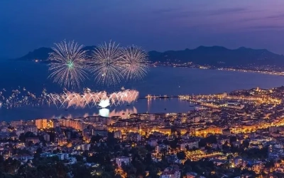 Le Nouvel An sur la Côte d’Azur : où voir les feux d’artifice du réveillon